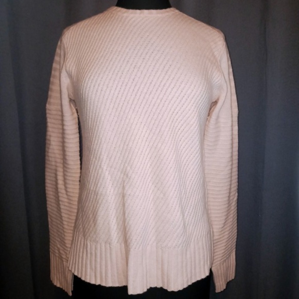 EQUIPMENT FEMME Quiet Luxury Cottagecore Cashmere Wool Pink Knit‎ Sweater M